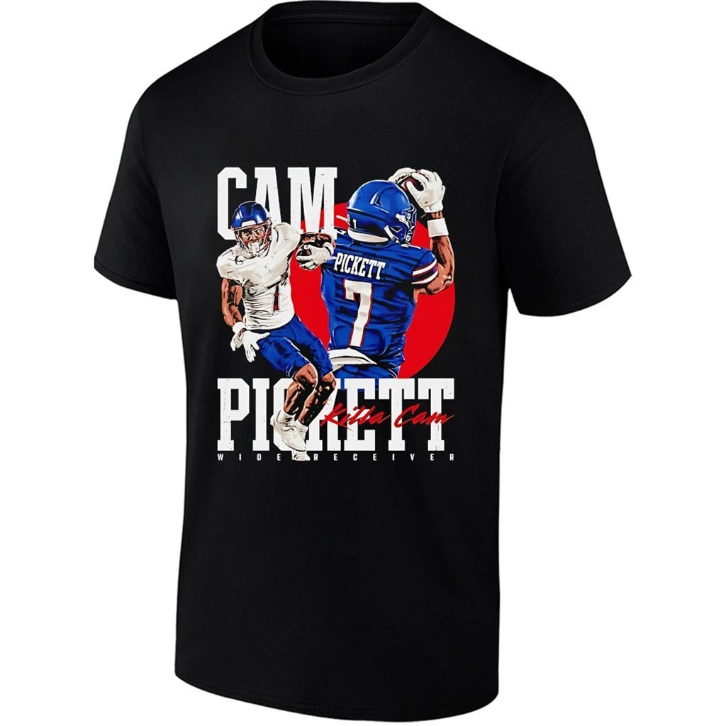 Cam Pickett Killa Cam Wide Receiver T-Shirt Cam Pickett Merch Gifts For Football Fan