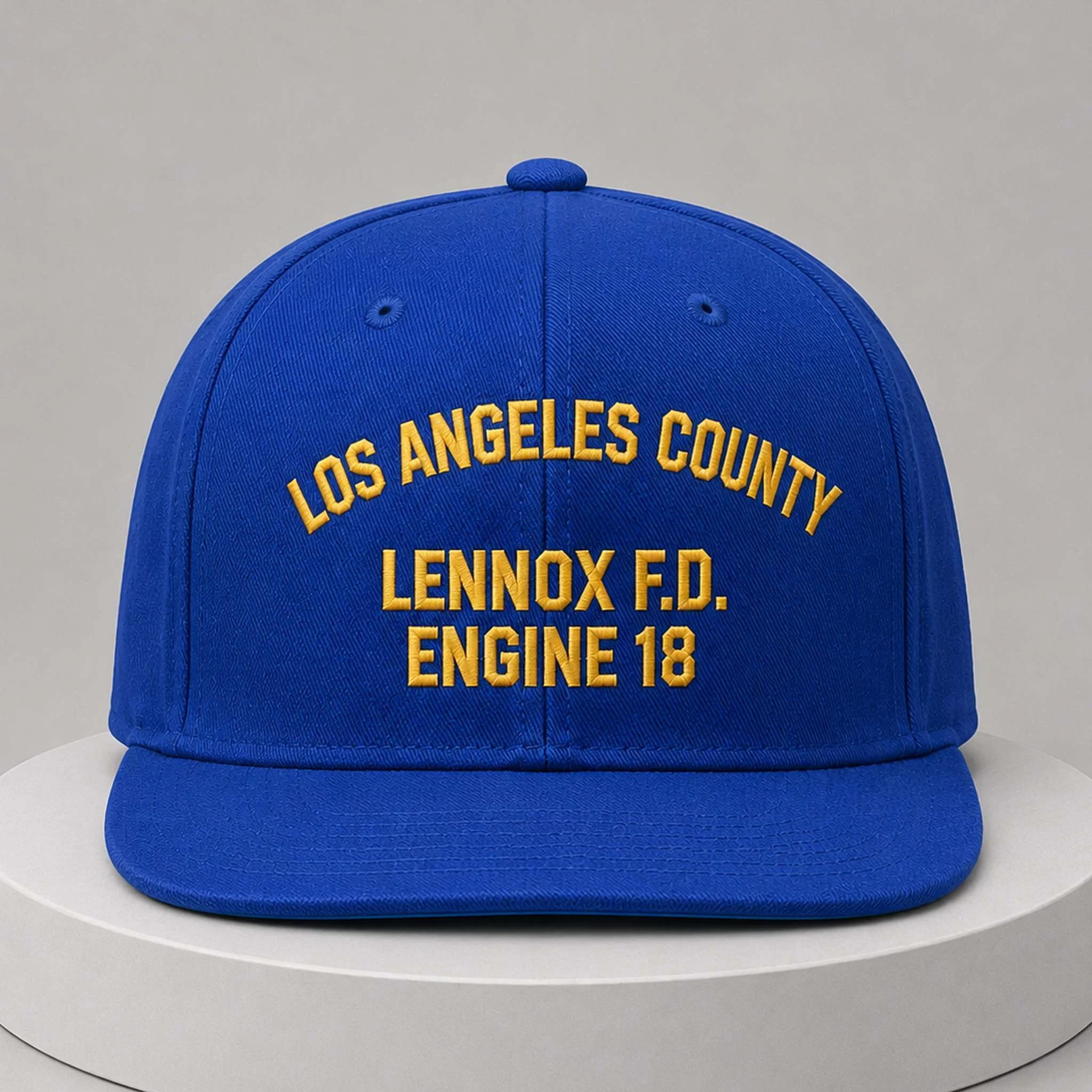 Cameron Dicker Los Angeles County Lennox FD Engine 18 Hat