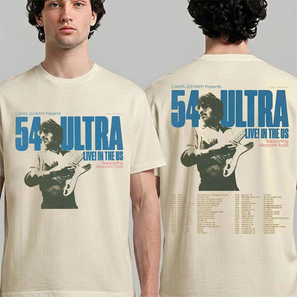 Canta Johnny 54 Ultra Live In The US 2026 Tour Schedule Dates T-Shirt 54 Ultra Merch Fan Gear