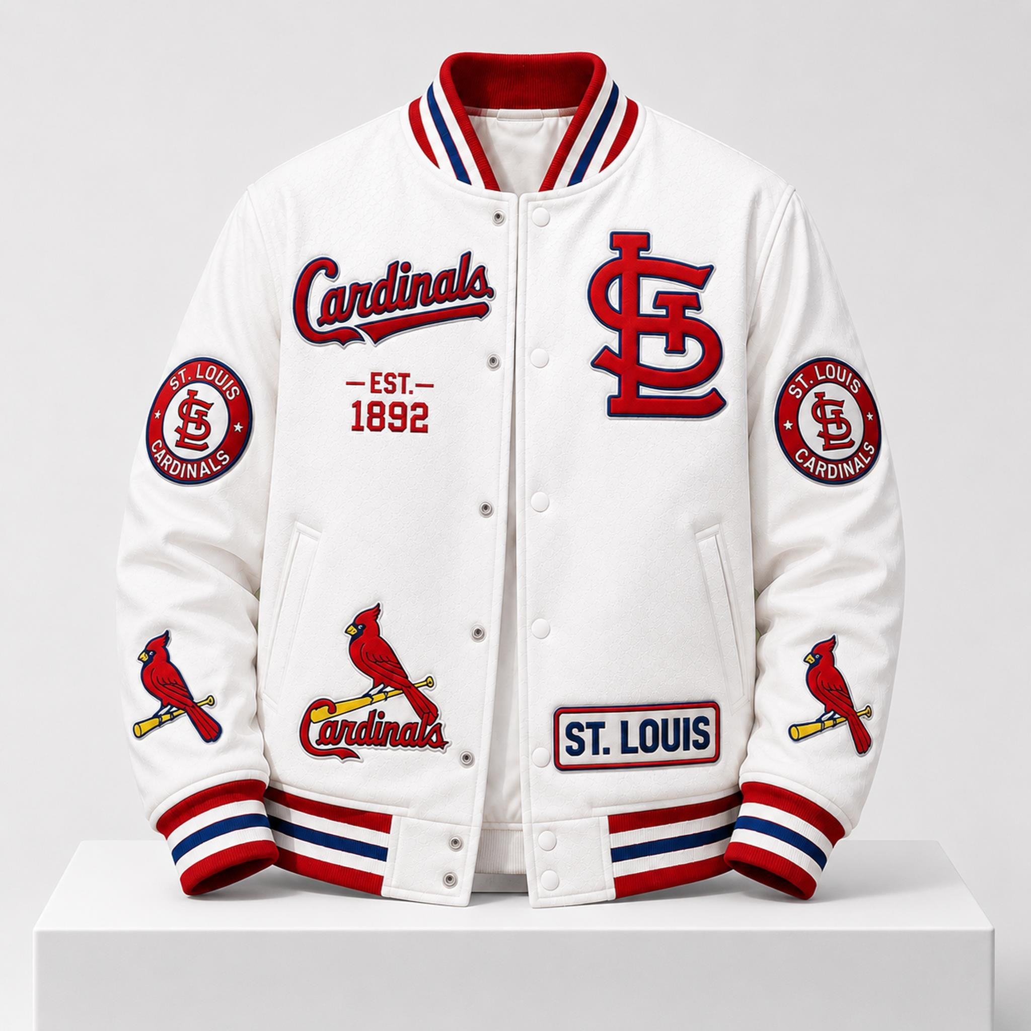 Cardinals Baseball 2026 Coat Est 1892 Jacket Cardinals Baseball 2026 Coat Est 1892 Jacket