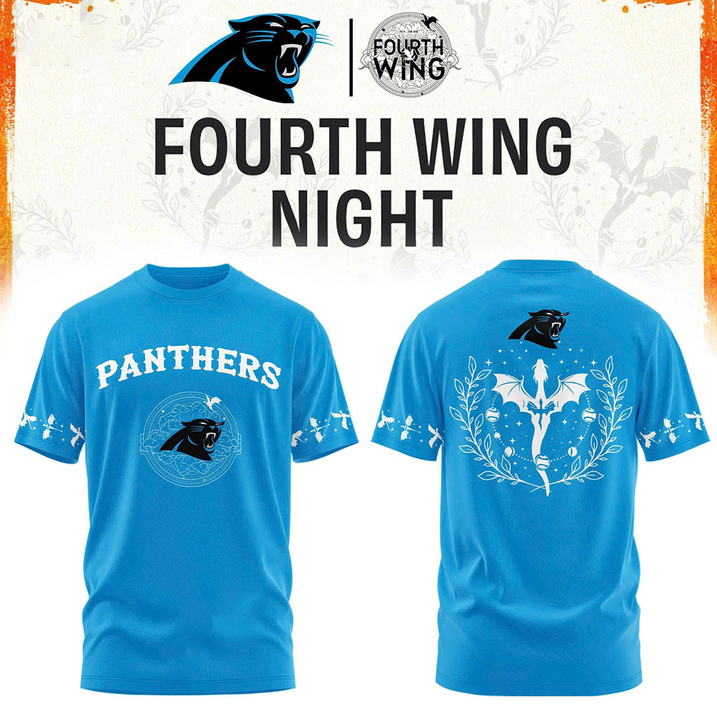 Carolina Panthers Dragon Wing Fantasy Night 2026 T-Shirt Carolina Football Merch Fan Apparel