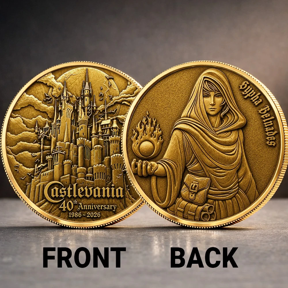 Castlevania 40th Anniversary 2026 Coin Sypha Belnades Coin Present For Besties