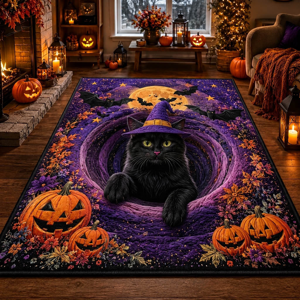 Celestial Cat Realm Area Rug Hanging Ghost Decoration Good Gifts For Halloween