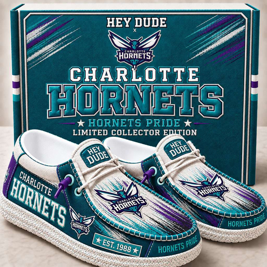 Charlotte Hornets Merch Est 1988 Hornets Pride Slip-On Loafers Gifts For Basketball Fan