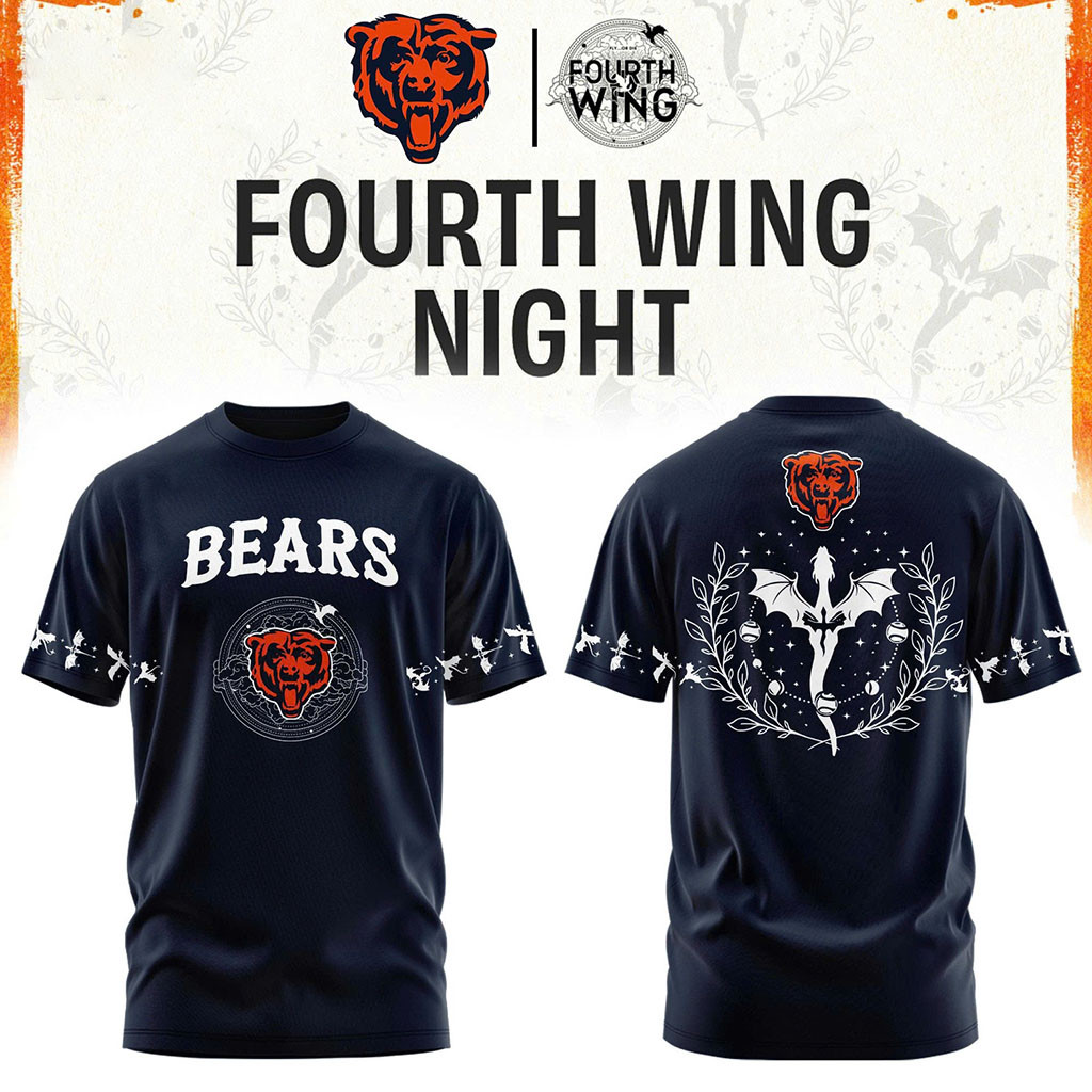 Chicago Bears Dragon Wing Fantasy Night 2026 T-Shirt Chicago Bears Merch Football Related Gifts