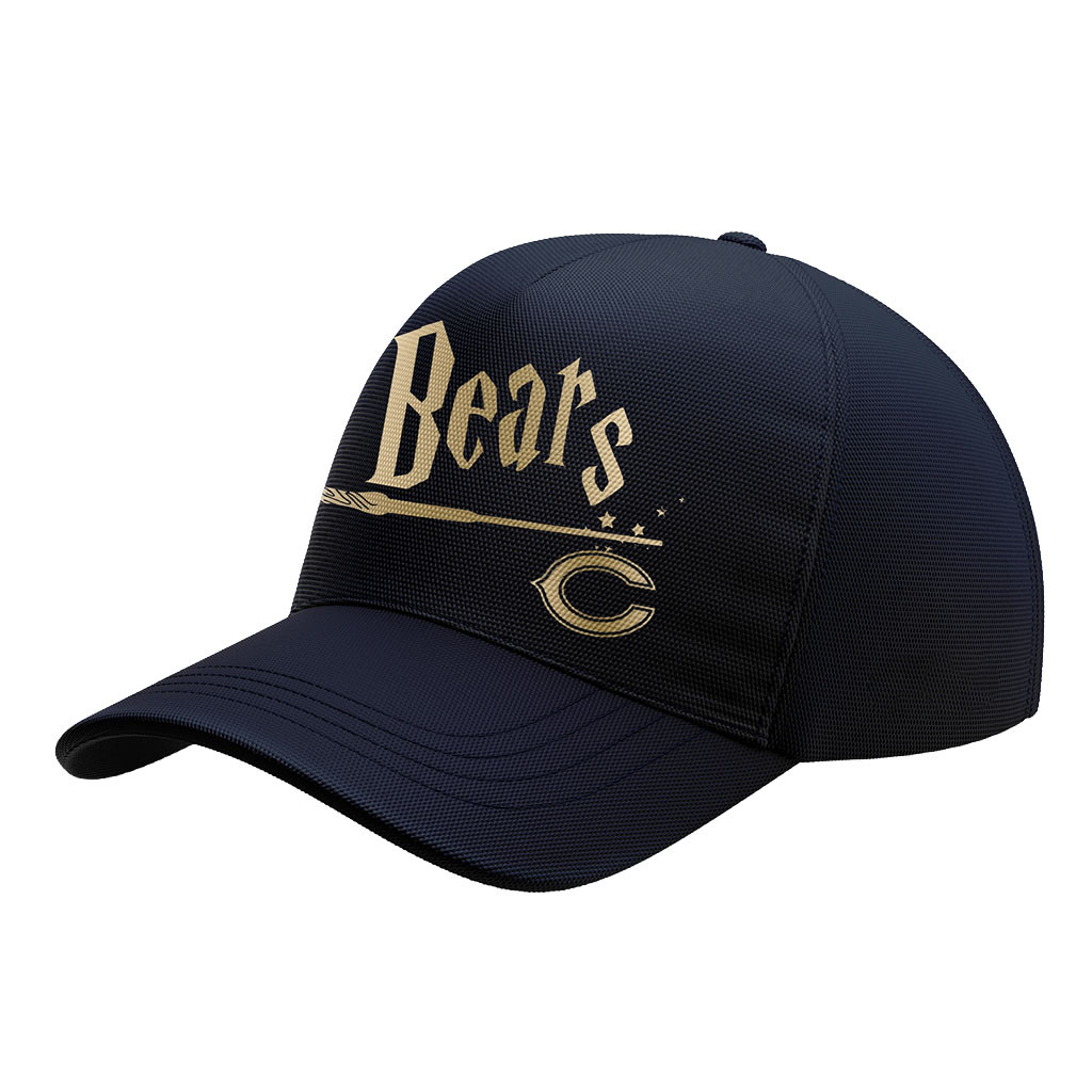 Chicago Bears Harry Potter 25th Anniversary Hat Chicago Bears Merch Gift For Football Lover Chicago Bears Harry Potter 25th Anniversary Hat Chicago Bears Merch Gift For Football Lover