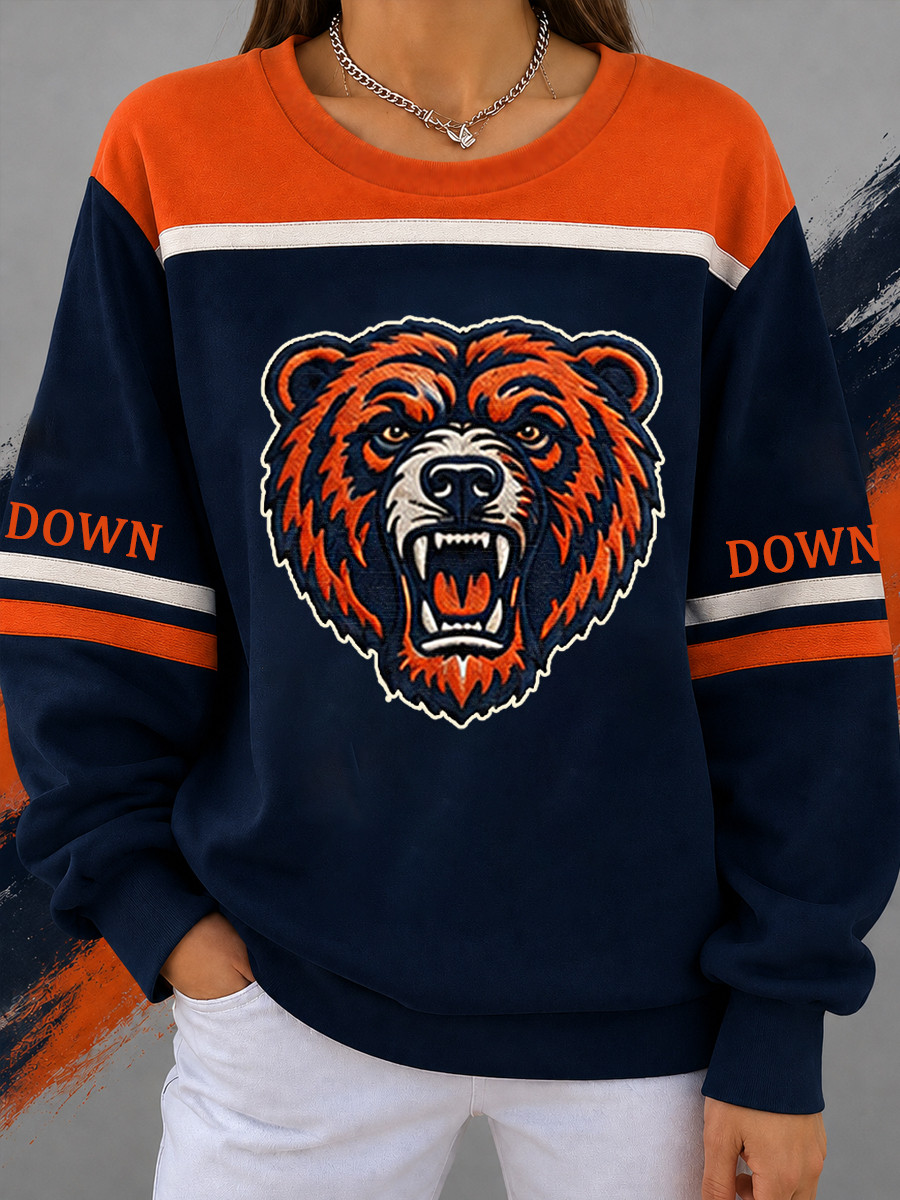 Chicago Bears Merch Bear Down Chicago Football Sweatshirt Game Day Presents For Football Fans Chicago Bears Merch Bear Down Chicago Football Sweatshirt Game Day Presents For Football Fans