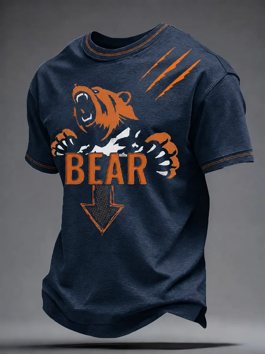 Chicago Bears Merch Chicago Football Bear Art T-Shirt Game Day Best Gift For Football Lovers Chicago Bears Merch Chicago Football Bear Art T-Shirt Game Day Best Gift For Football Lovers