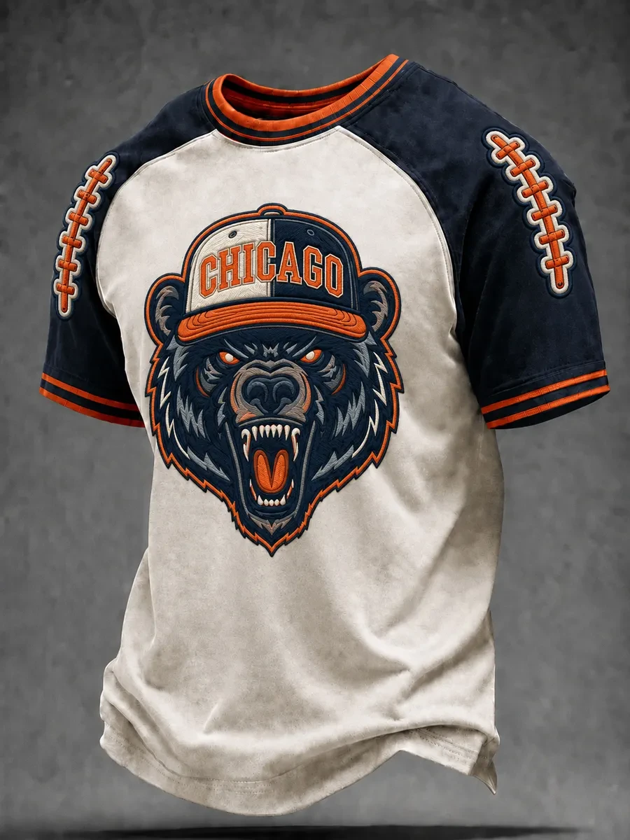 Chicago Bears Merch Chicago Football T-Shirt Game Day Bear Art Shirt Football Fan Gift Ideas Chicago Bears Merch Chicago Football T-Shirt Game Day Bear Art Shirt Football Fan Gift Ideas