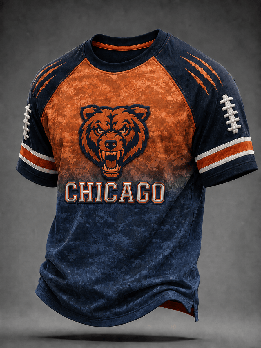 Chicago Bears Merch Chicago Football T-Shirt Game Day Clothes Gift Ideas For Football Lovers Chicago Bears Merch Chicago Football T-Shirt Game Day Clothes Gift Ideas For Football Lovers