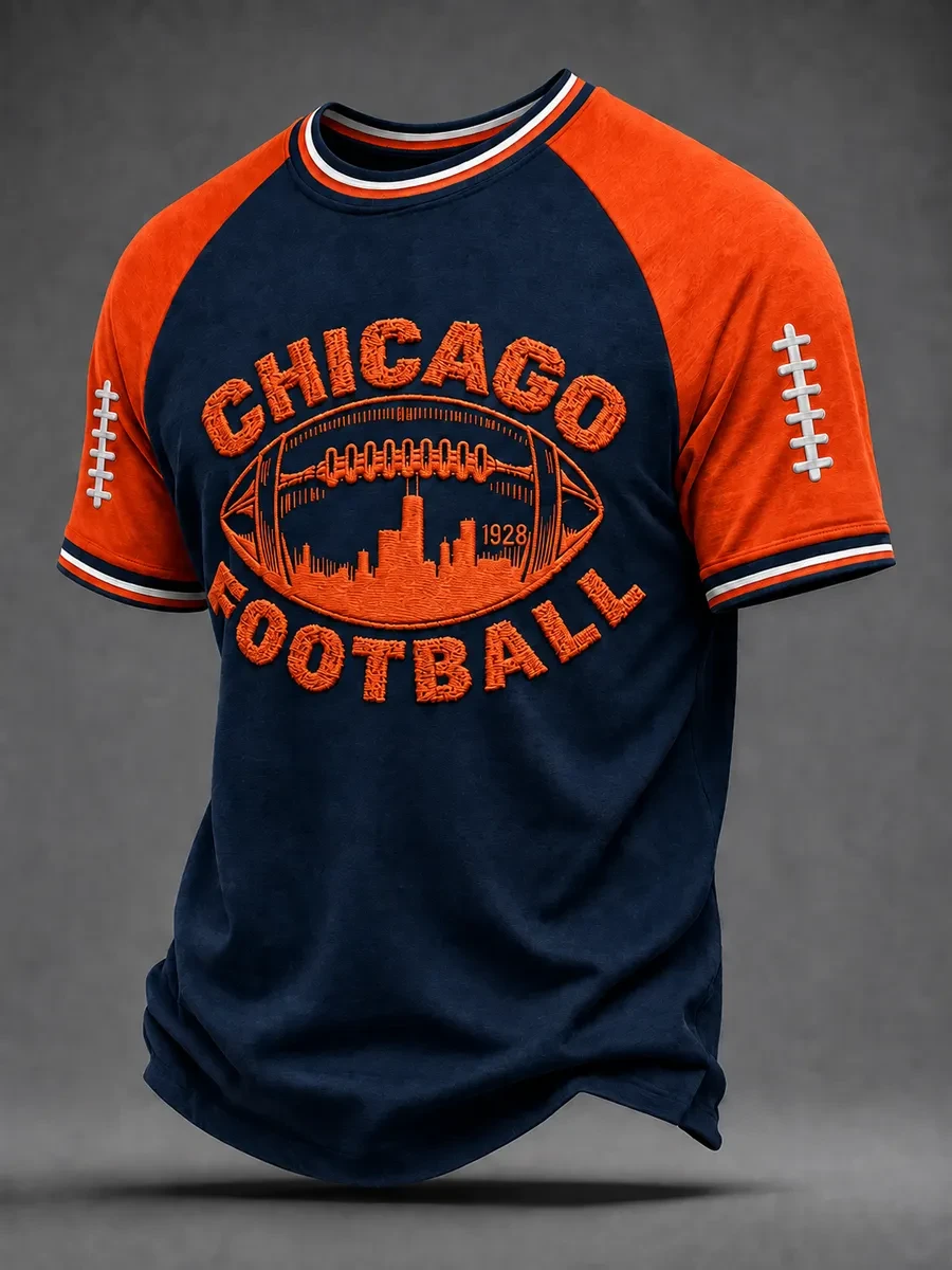 Chicago Bears Merch Chicago Football T-Shirt Game Day Shirt Unique Gifts For Football Lovers