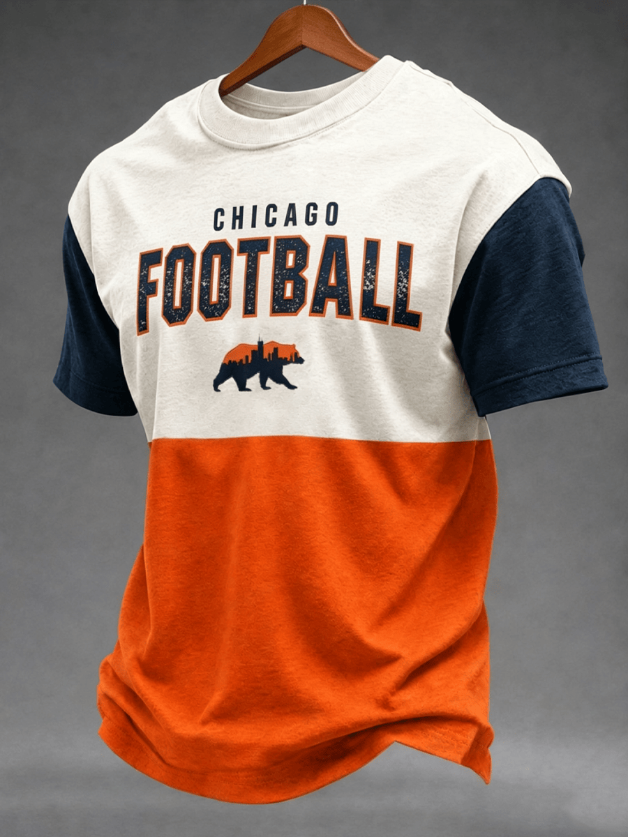 Chicago Bears Merch Chicago Football T-Shirt Game Day Tee Unique Gifts For Football Fans