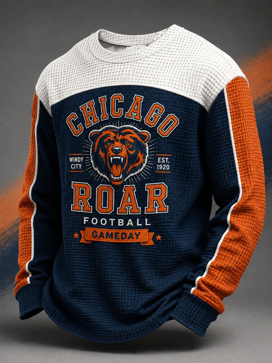 Chicago Bears Merch Game Day Chicago Football Long Sleeve Shirt Gifts For Football Fan