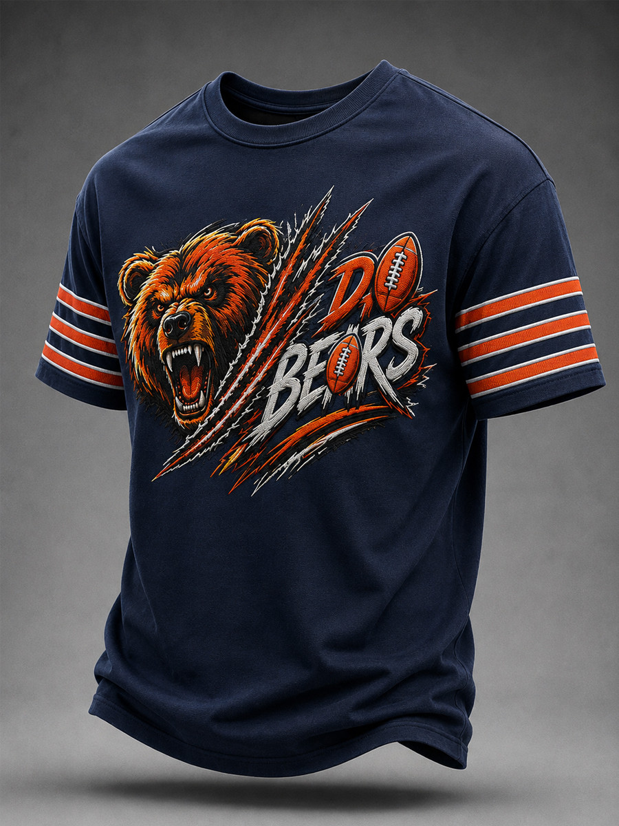 Chicago Bears Merch Game Day Chicago Football T-Shirt Presents For Football Fans Chicago Bears Merch Game Day Chicago Football T-Shirt Presents For Football Fans