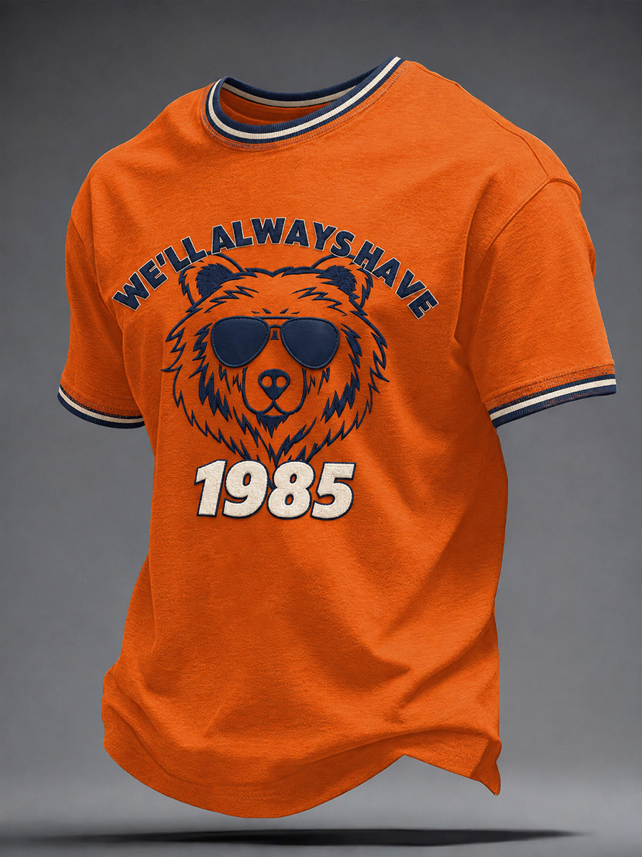 Chicago Bears Merch We'll Always Have 1985 Bear Shirt Chicago Football T-Shirt Game Day Presents Chicago Bears Merch We'll Always Have 1985 Bear Shirt Chicago Football T-Shirt Game Day Presents
