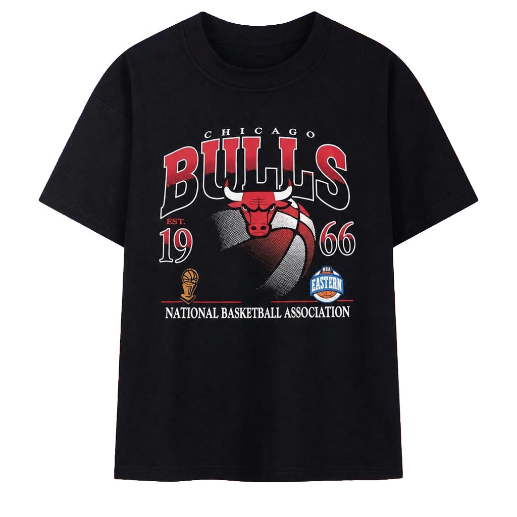 Chicago Bulls Est 1966 National Basketball Association T-Shirt Chicago Bulls Merch Fan Gifts Chicago Bulls Est 1966 National Basketball Association T-Shirt Chicago Bulls Merch Fan Gifts