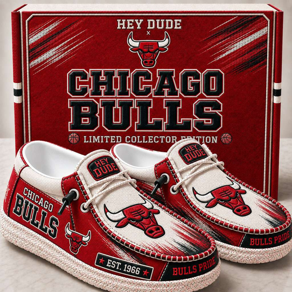Chicago Bulls Merch Est 1966 Bulls Pride Slip-On Loafers Basketball Enthusiast Gifts Chicago Bulls Merch Est 1966 Bulls Pride Slip-On Loafers Basketball Enthusiast Gifts