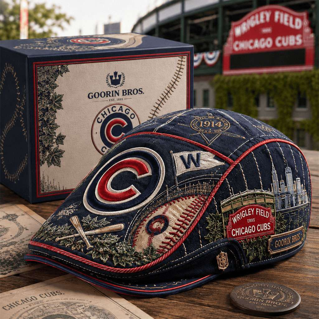 Chicago Cubs Wrigley Field Jeff Hat Chicago Cubs Merch Best Gifts For Baseball Lovers