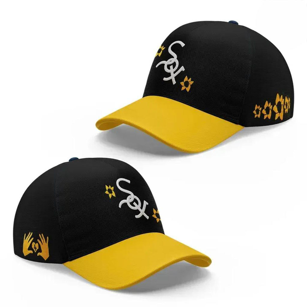 Chicago White Sox Gold Childhood Cancer Awareness Hat White Sox Merch Baseball Fan Gifts