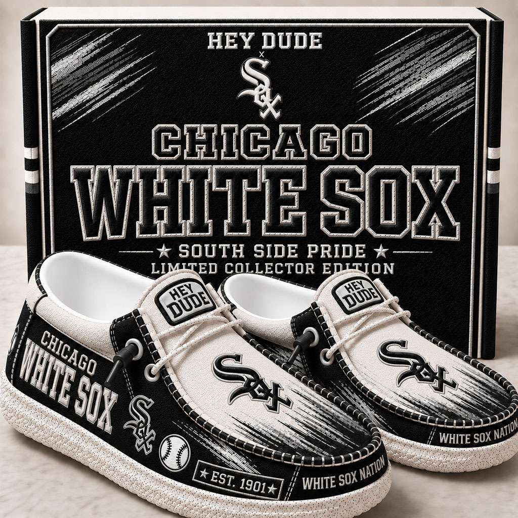 Chicago White Sox Merch Est 1901 White Sox Nation Slip-On Loafers Gifts For Baseball Fans