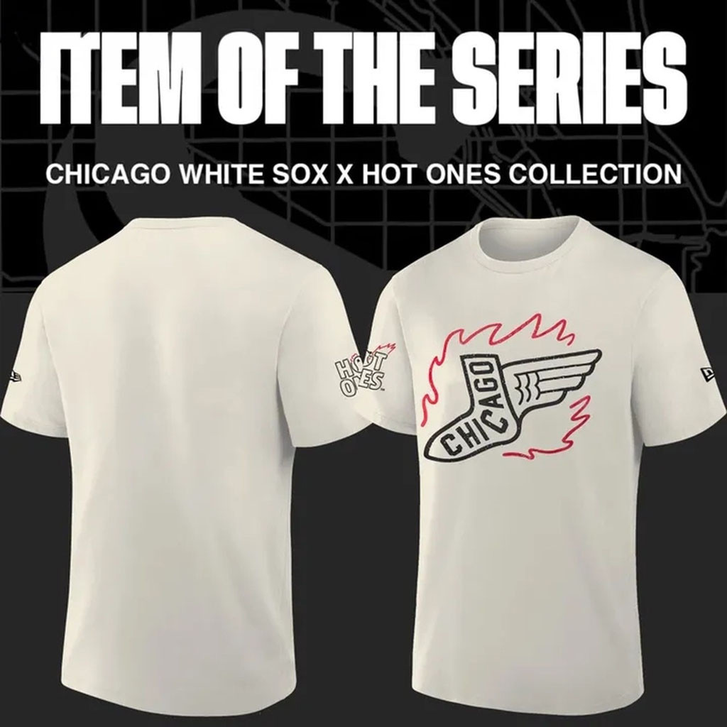 Chicago White Sox X First We Feast X Hot Ones T-Shirt White Sox Merch Gift For Baseball Lovers
