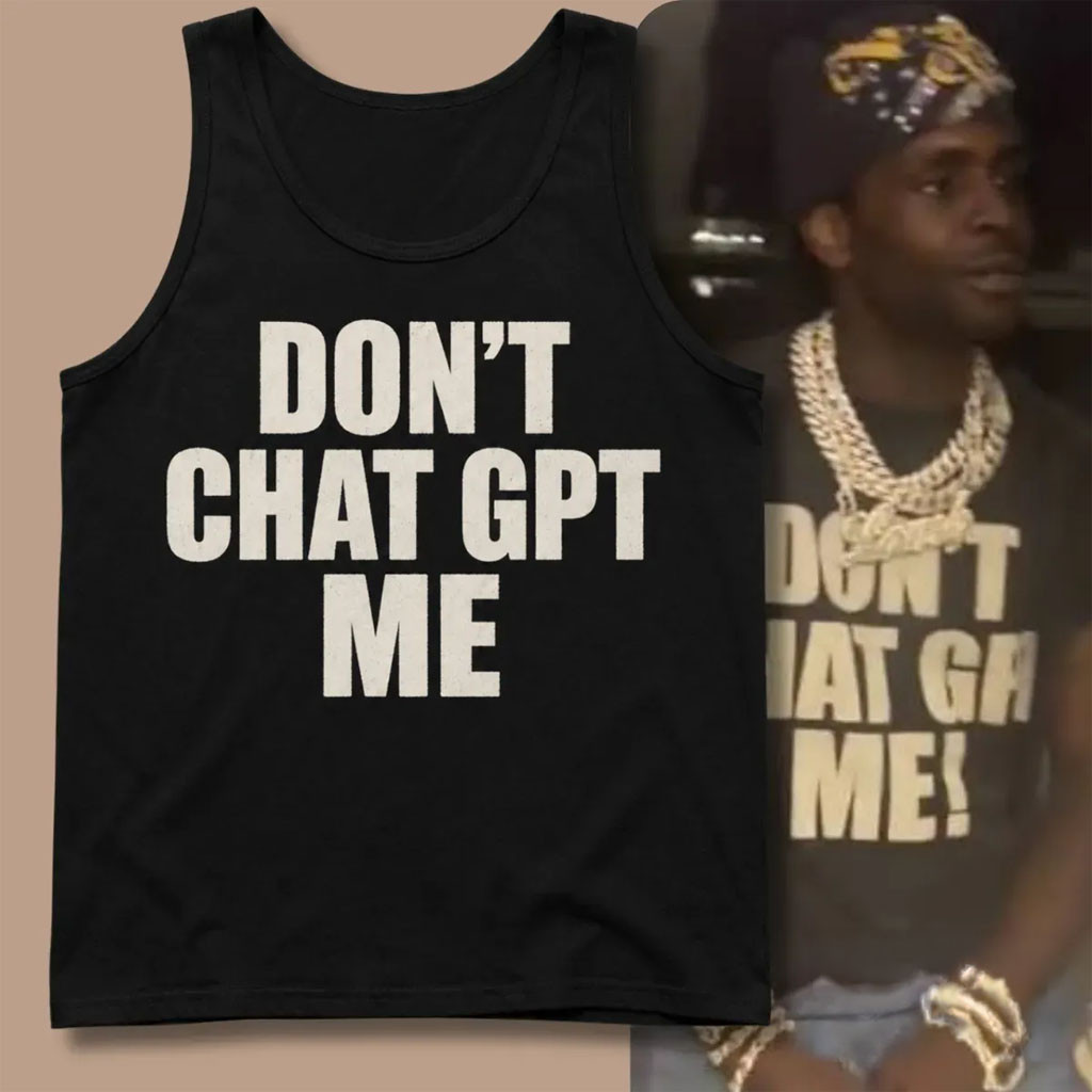 Chief Keef Wearing Don't Chat GPT Me Tank Top At Ye's Night 2 Show In Chicago 2026 Outfits