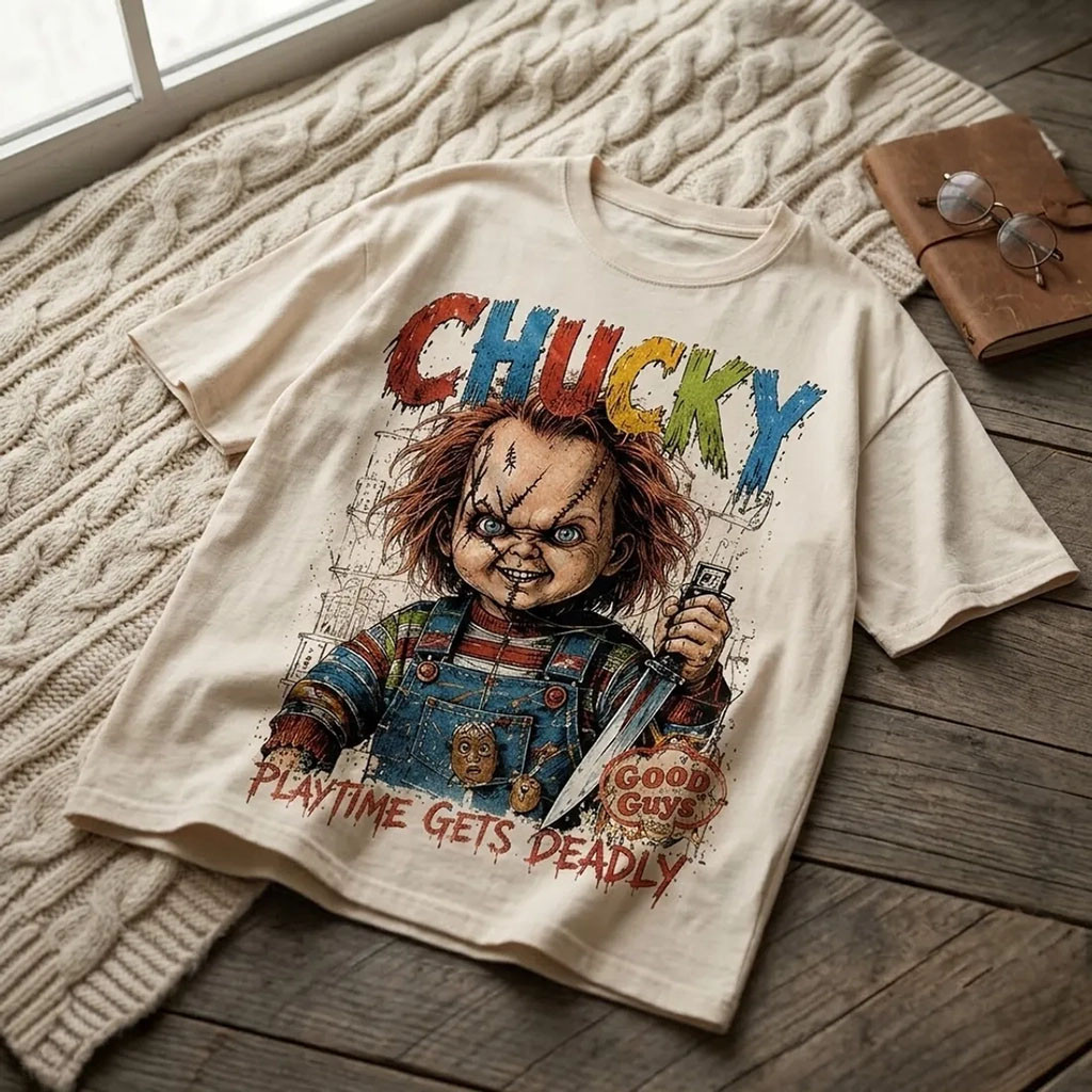 Chucky Good Guys Gone Bad Shirt Playtime Gets Deadly Shirt Chucky Merch Halloween Gifts