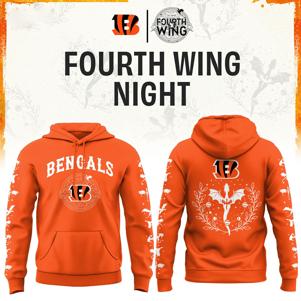 Cincinnati Bengals Dragon Wing Fantasy Night 2026 Hoodie Cincinnati Bengals Merch Fan Gifts