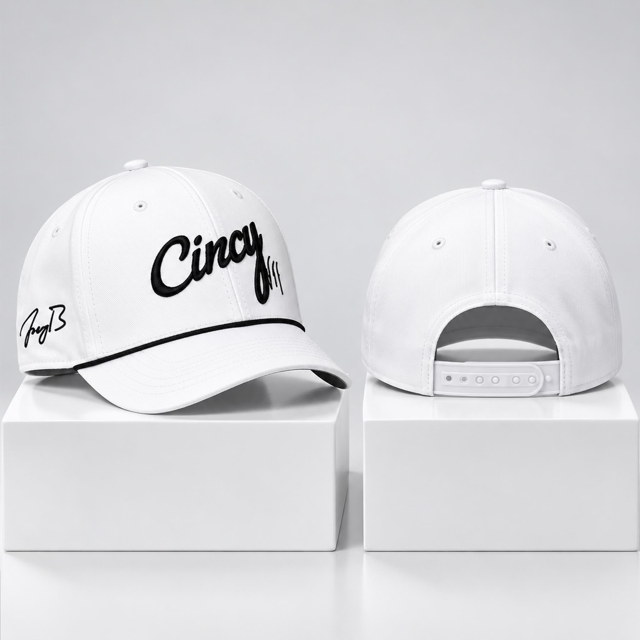 Cincy Joey Burrow Signature 2026 Hat Embroidered Cincinnati Bengals Merch Gift For Fans
