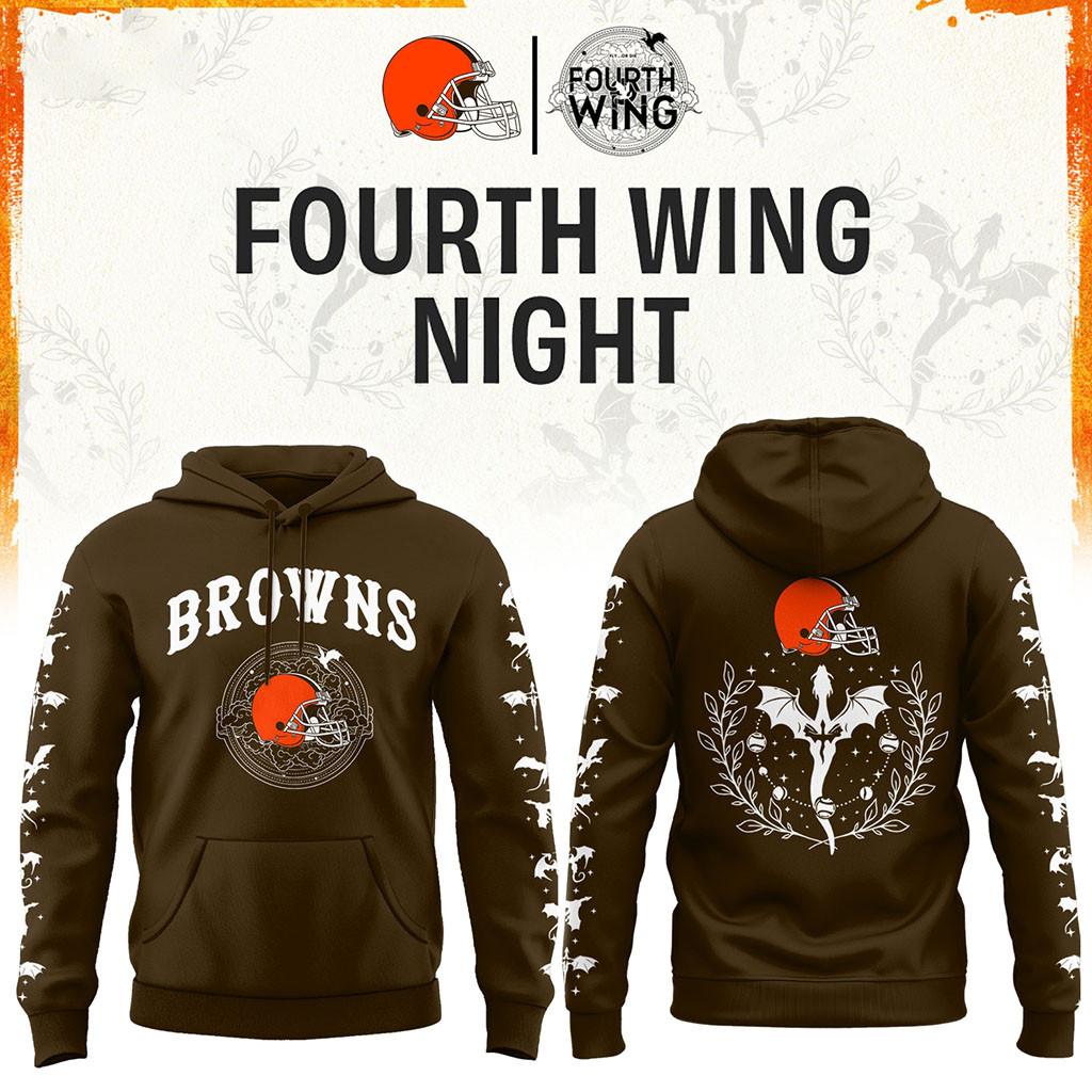 Cleveland Browns Dragon Wing Fantasy Night 2026 Hoodie Cleveland Browns Merch Game Day Gifts Cleveland Browns Dragon Wing Fantasy Night 2026 Hoodie Cleveland Browns Merch Game Day Gifts