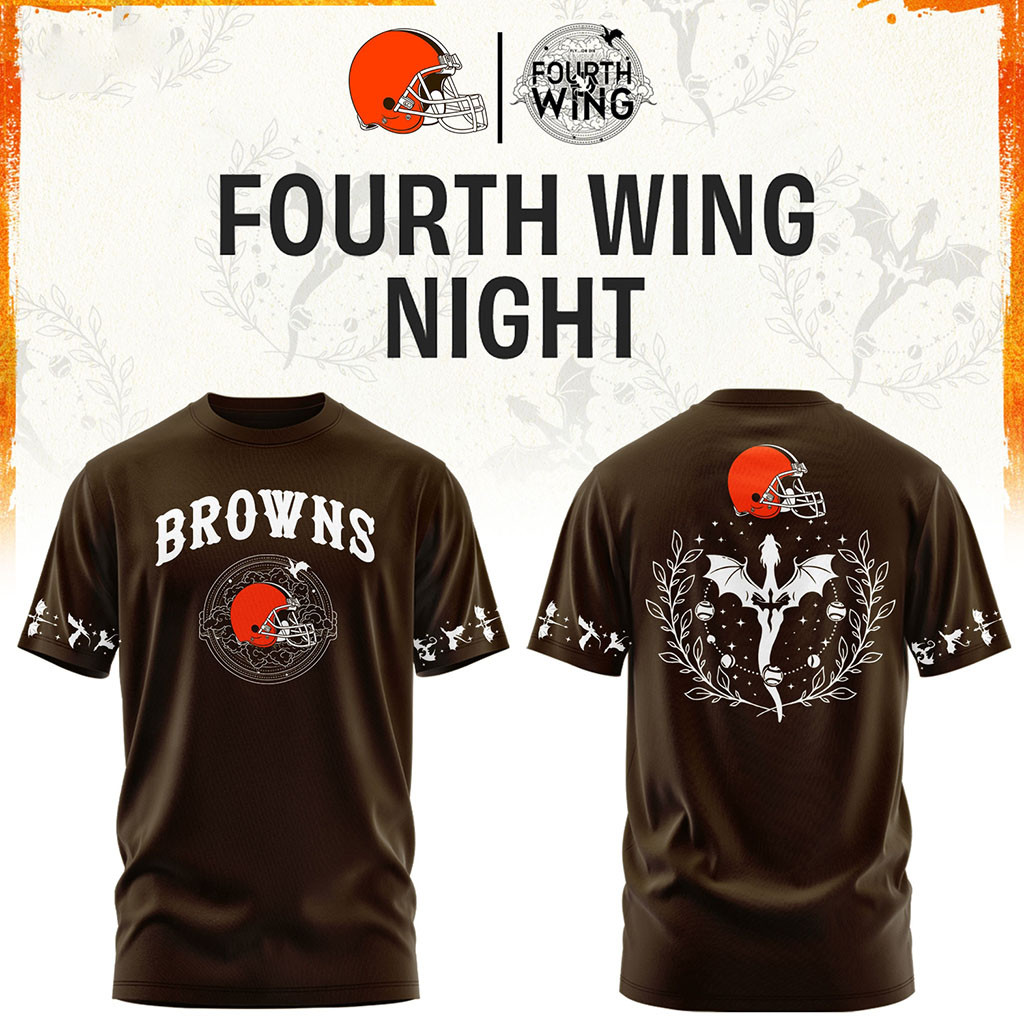 Cleveland Browns Dragon Wing Fantasy Night 2026 T-Shirt Cleveland Football Merch Fan Apparel