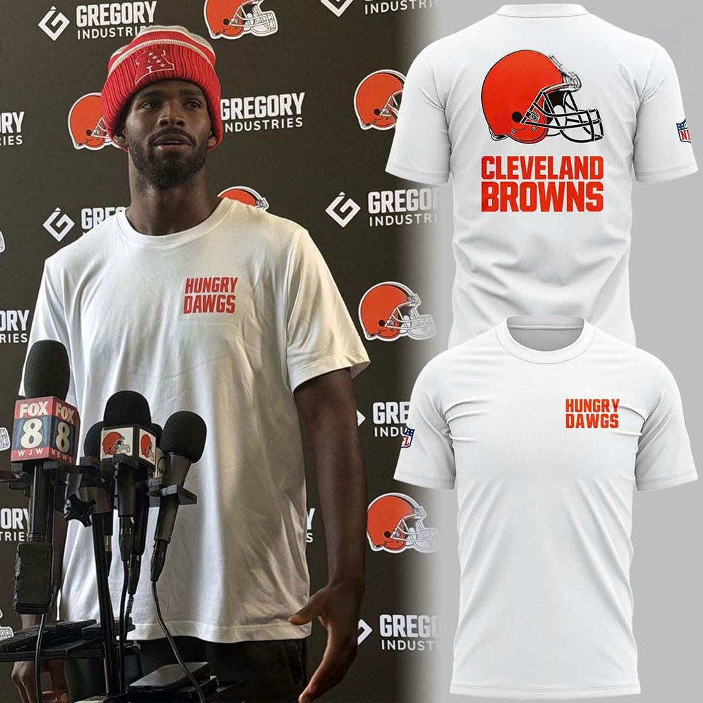 Cleveland Browns Hungry Dawgs T-Shirt Cleveland Browns Merch Unusual Football Gifts