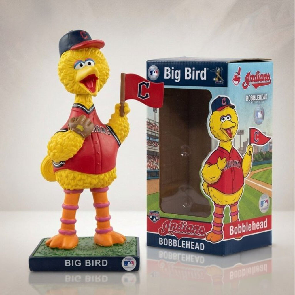 Cleveland Guardians Big Bird Sesame Street Funko Pop Cleveland Guardians Merch Baseball Fan Gift