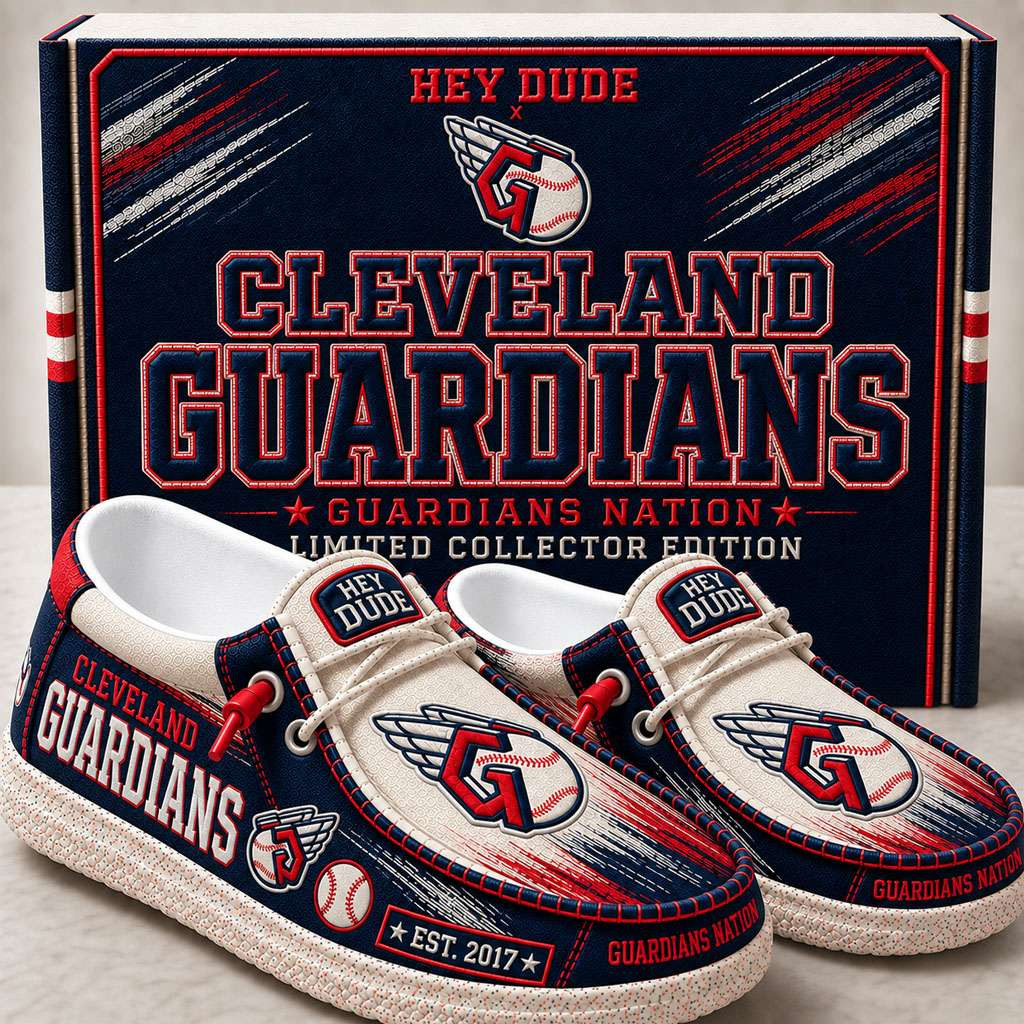 Cleveland Guardians Merch Est 2017 Guardians Nation Slip-On Loafers Gifts For Baseball Lovers Cleveland Guardians Merch Est 2017 Guardians Nation Slip-On Loafers Gifts For Baseball Lovers