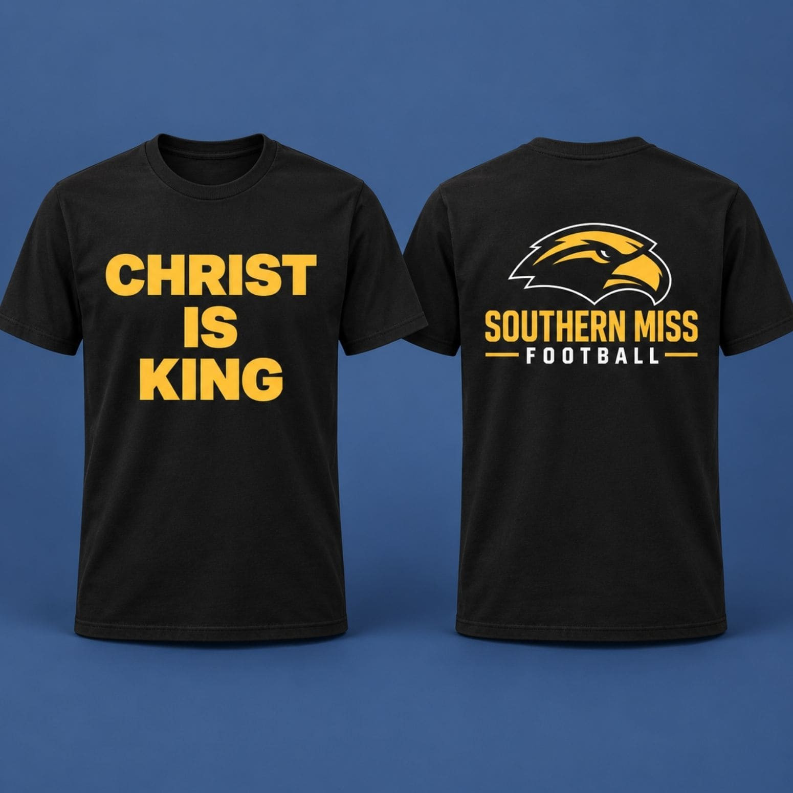 Coach Blake Anderson Christ Is King Shirt Southern Miss Golden Eagles Merch Fans Gifts Coach Blake Anderson Christ Is King Shirt Southern Miss Golden Eagles Merch Fans Gifts