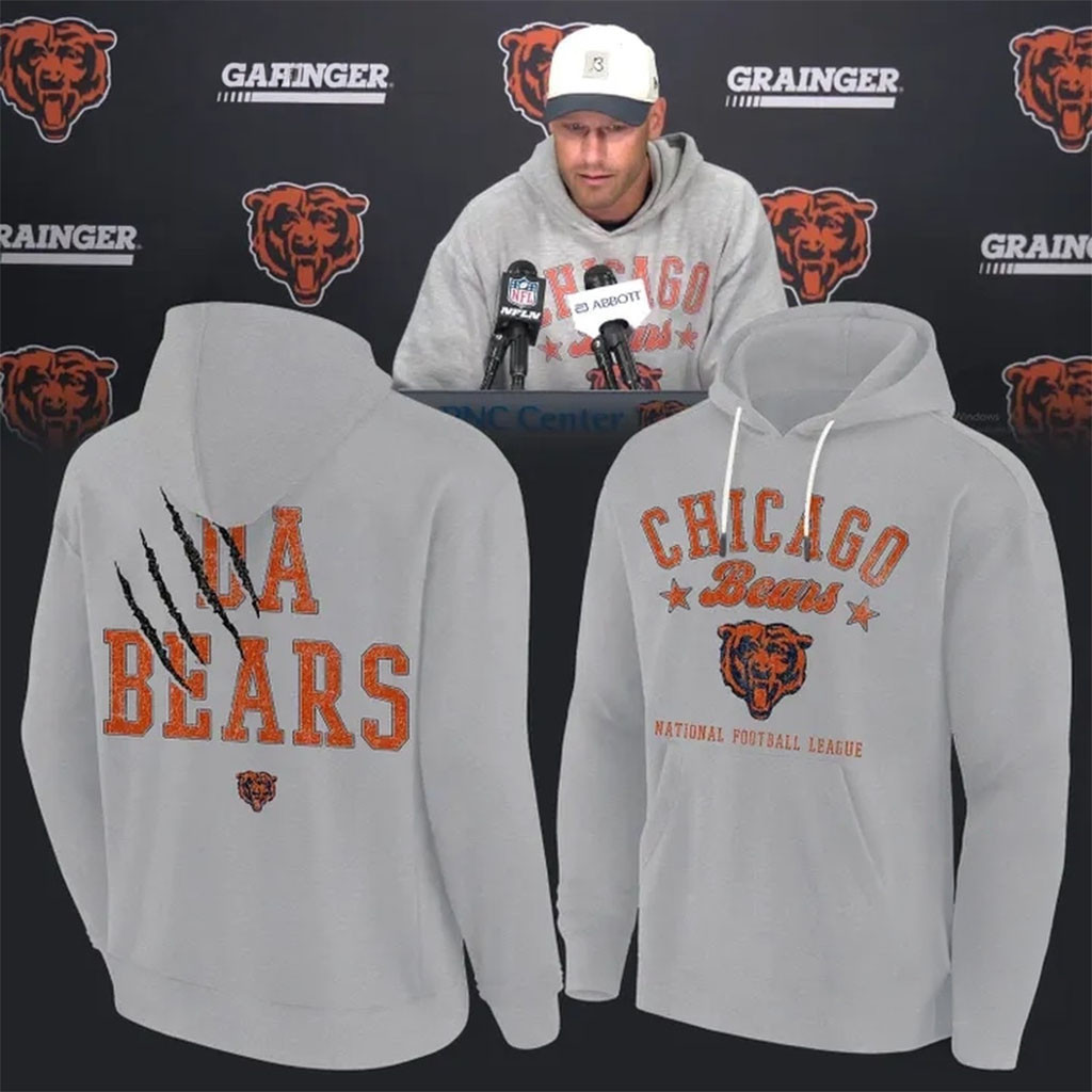 Coach Johnson Chicago Bears 2026 New Design Hoodie Chicago Bears Merch Gifts For Football Fans Coach Johnson Chicago Bears 2026 New Design Hoodie Chicago Bears Merch Gifts For Football Fans