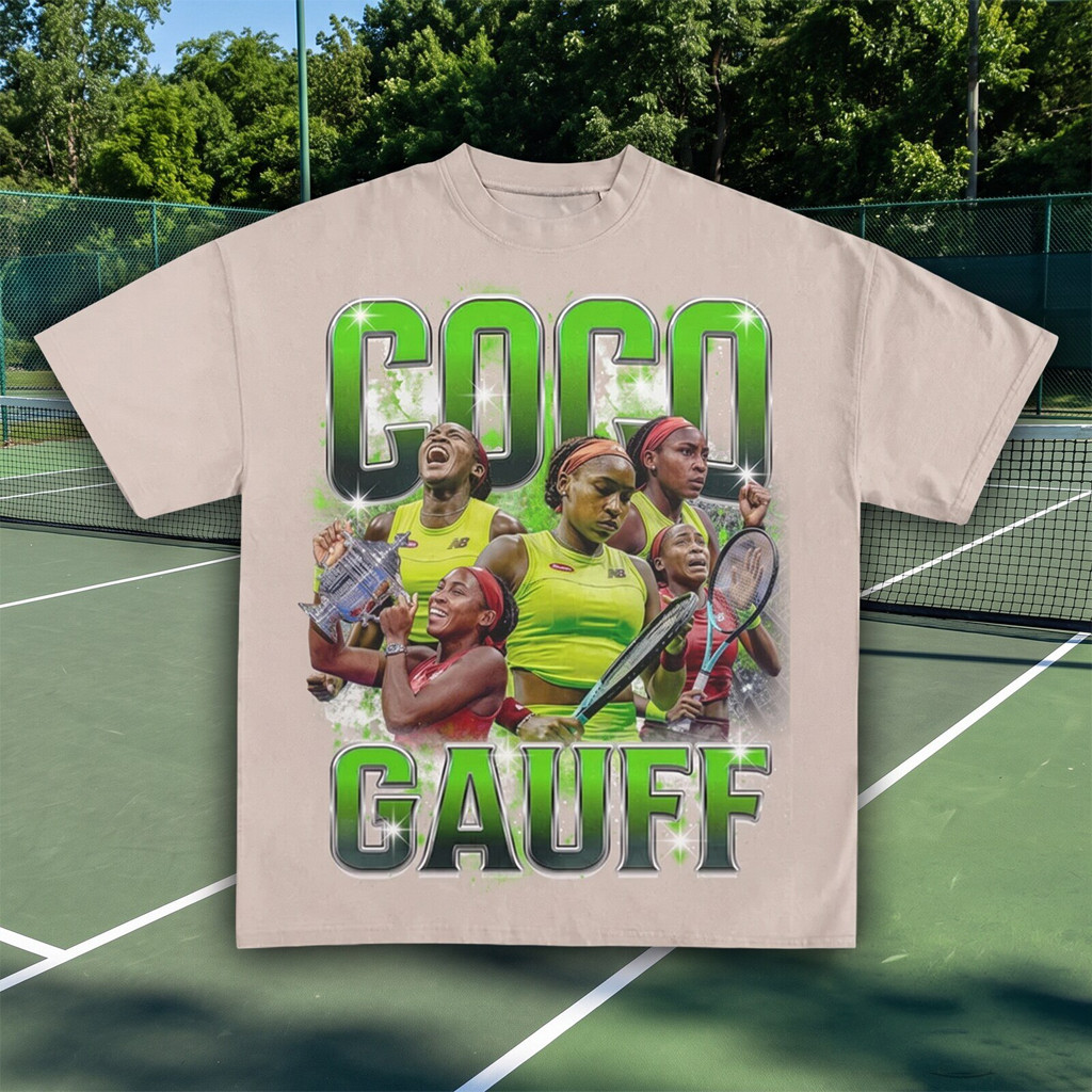 Coco Gauff Merch 2026 Coco Gauff Vintage Bootleg T-Shirt Best Gift For Tennis Lovers