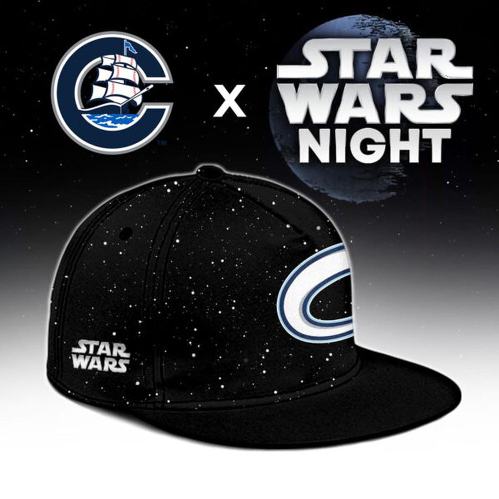 Columbus Clippers X Star Wars Night Snapback Hat Columbus Clippers Merch Gift For Baseball Fans