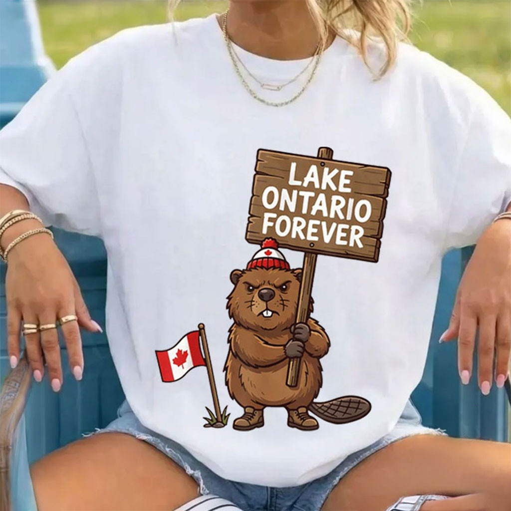 Copy of Lake Ontario Est 1639 New York Fishing T-Shirt White Gift For Sisters