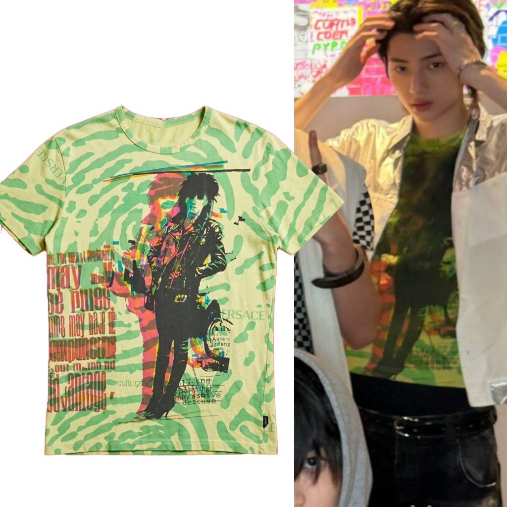 Cortis Juhoon Versace Sid Vicious T-Shirt Cortis Tour Put Your Phone Down In Japan Day 3 Merch