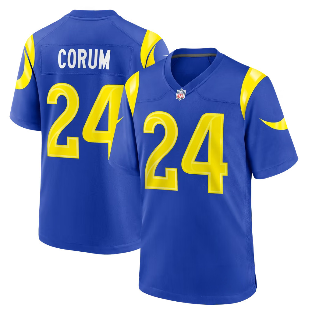 Corum Jersey Shirt Los Angeles Rams Merch #24 LA Rams Game Jersey Football Present Ideas