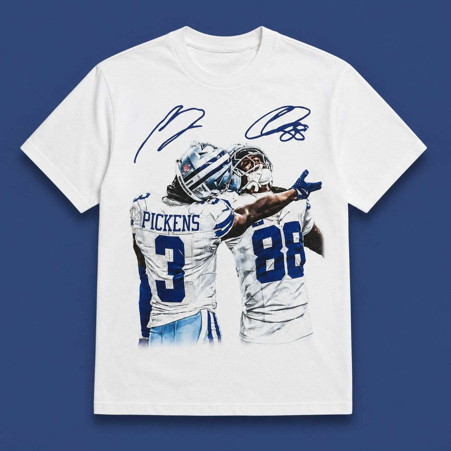 Cowboys George Pickens CeeDee Lamb Signatures Shirt Dallas Cowboys Merch Gift Ideas For Fans