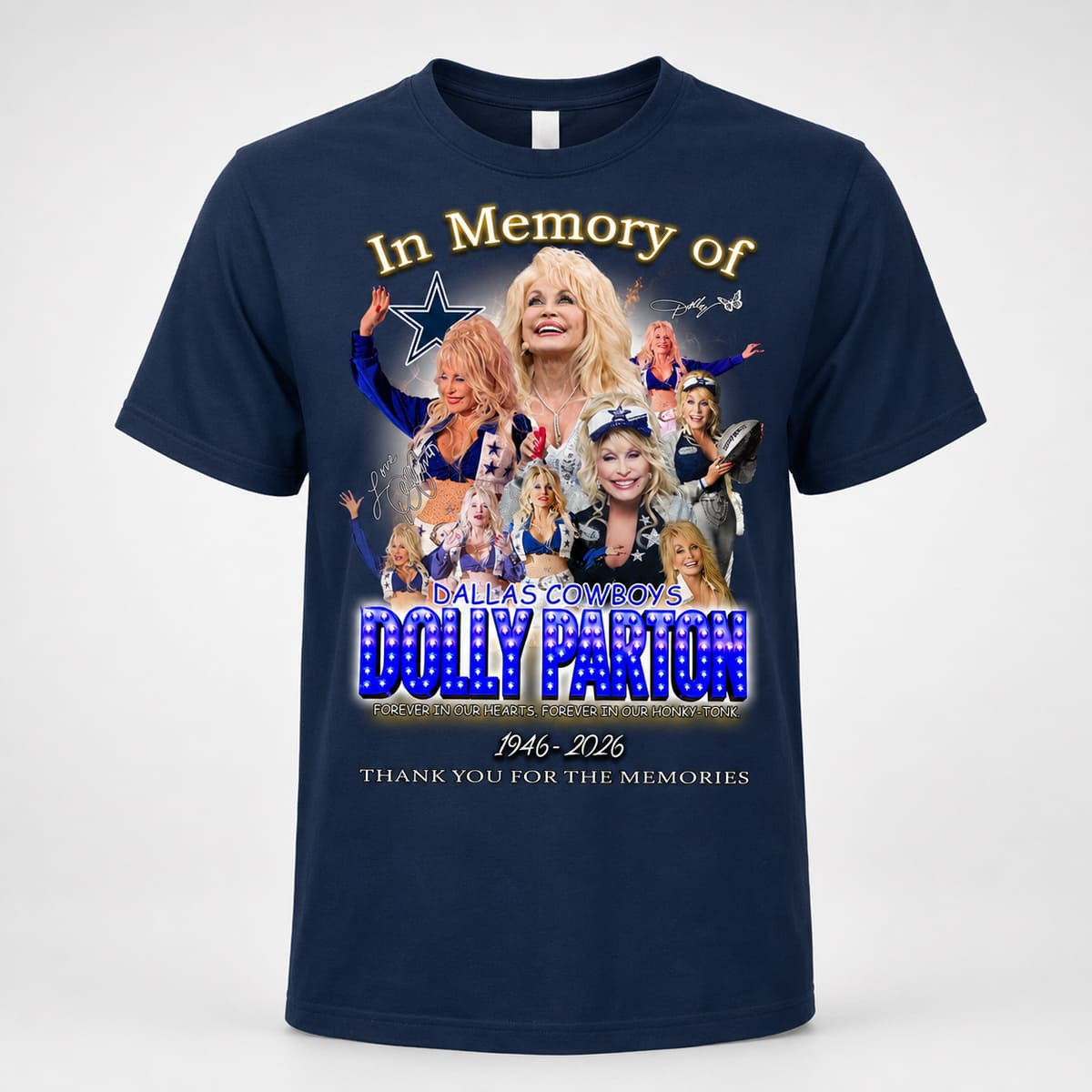 Cowboys In Memory Of Dolly Parton Shirt