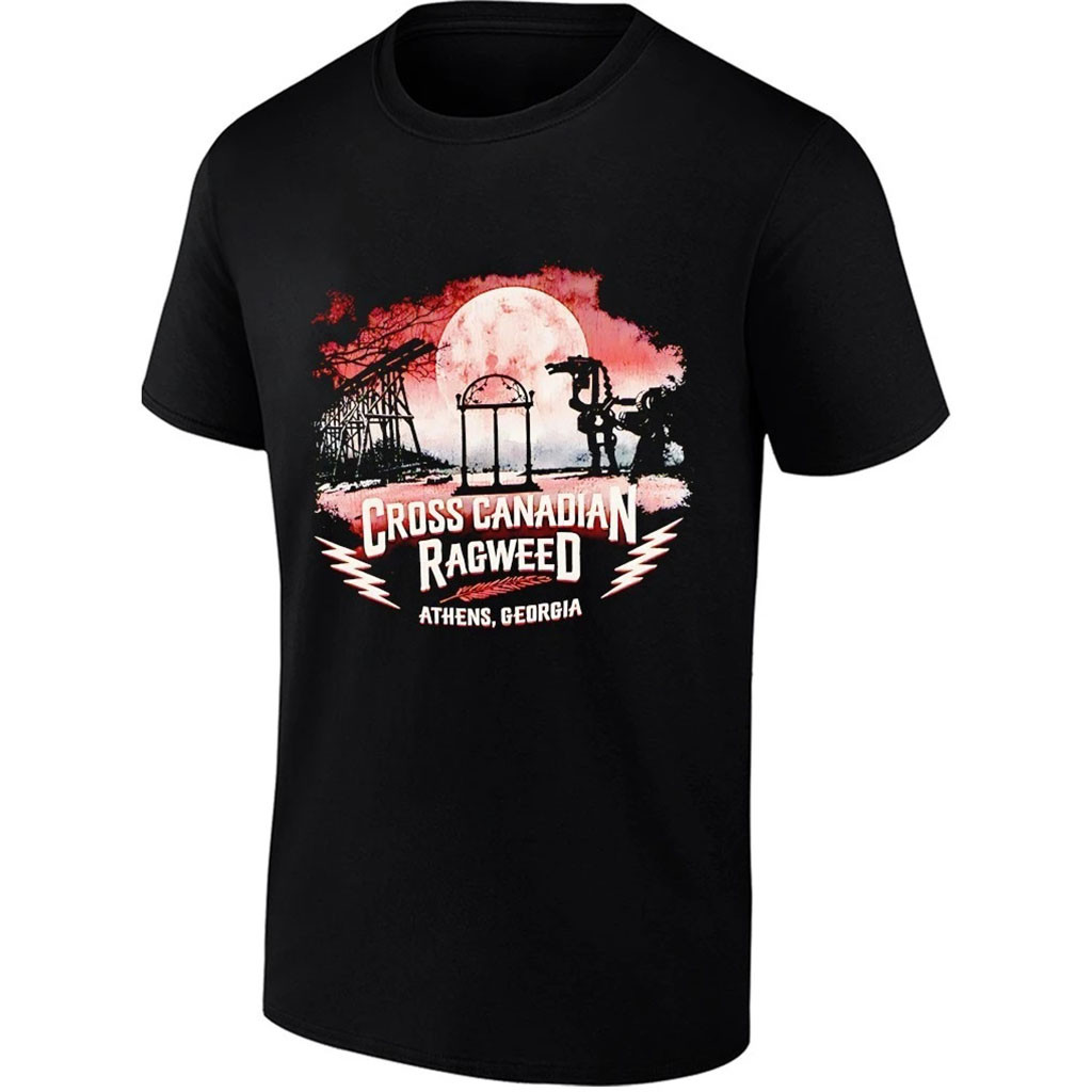 Cross Canadian Ragweed Athens Georgia Red Dirt Concert Graphic T-Shirt Southern Rock Music Merch