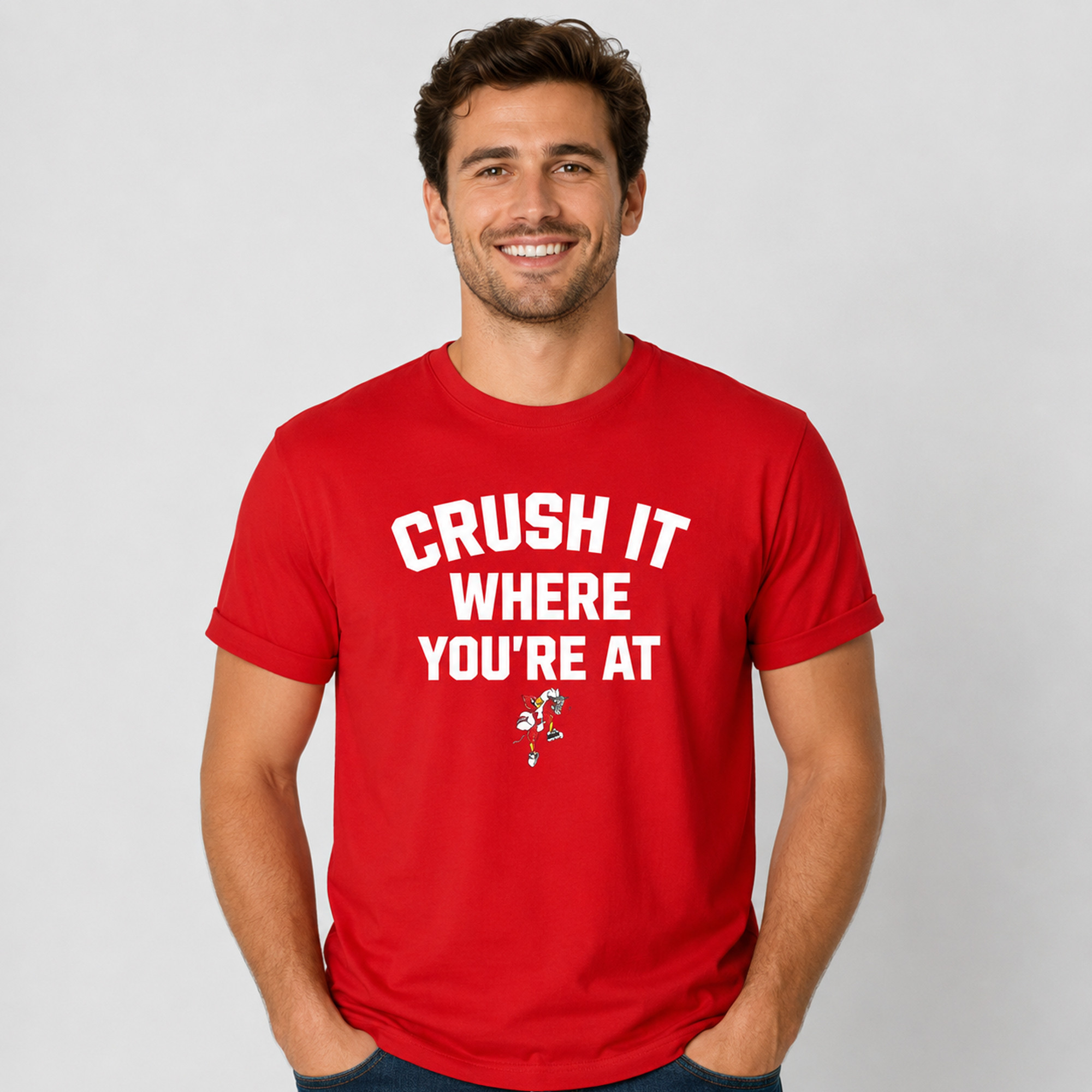 Crush It Where You're At Louisville Men's Basketball Shirt