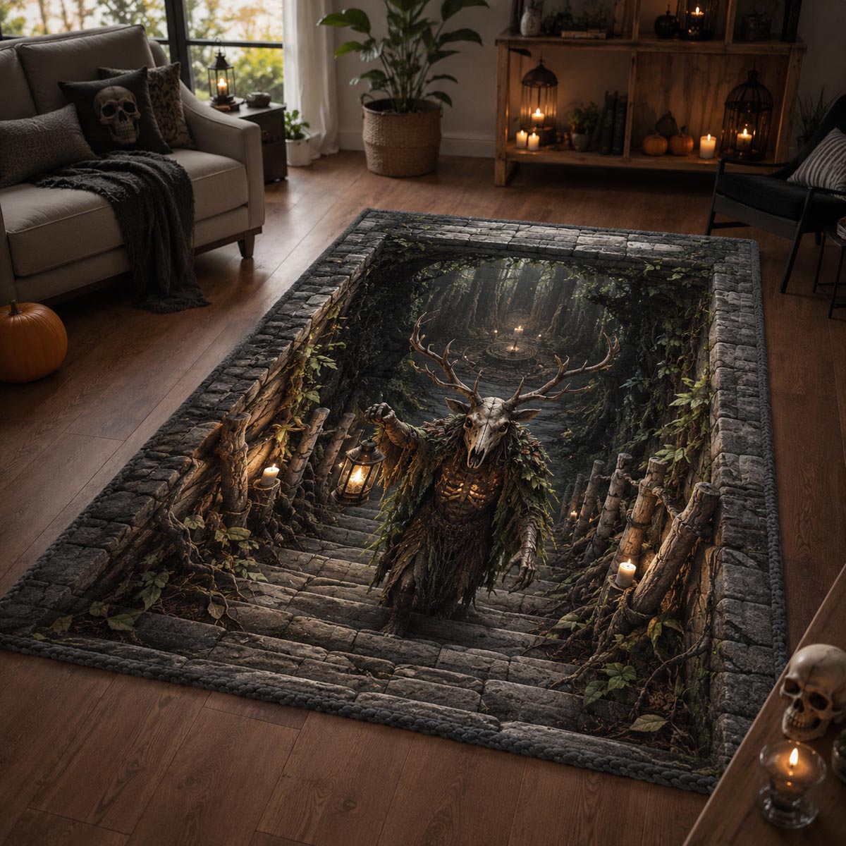 Crypt Keeper Area Rug Halloween Room Decor Good Halloween Gifts