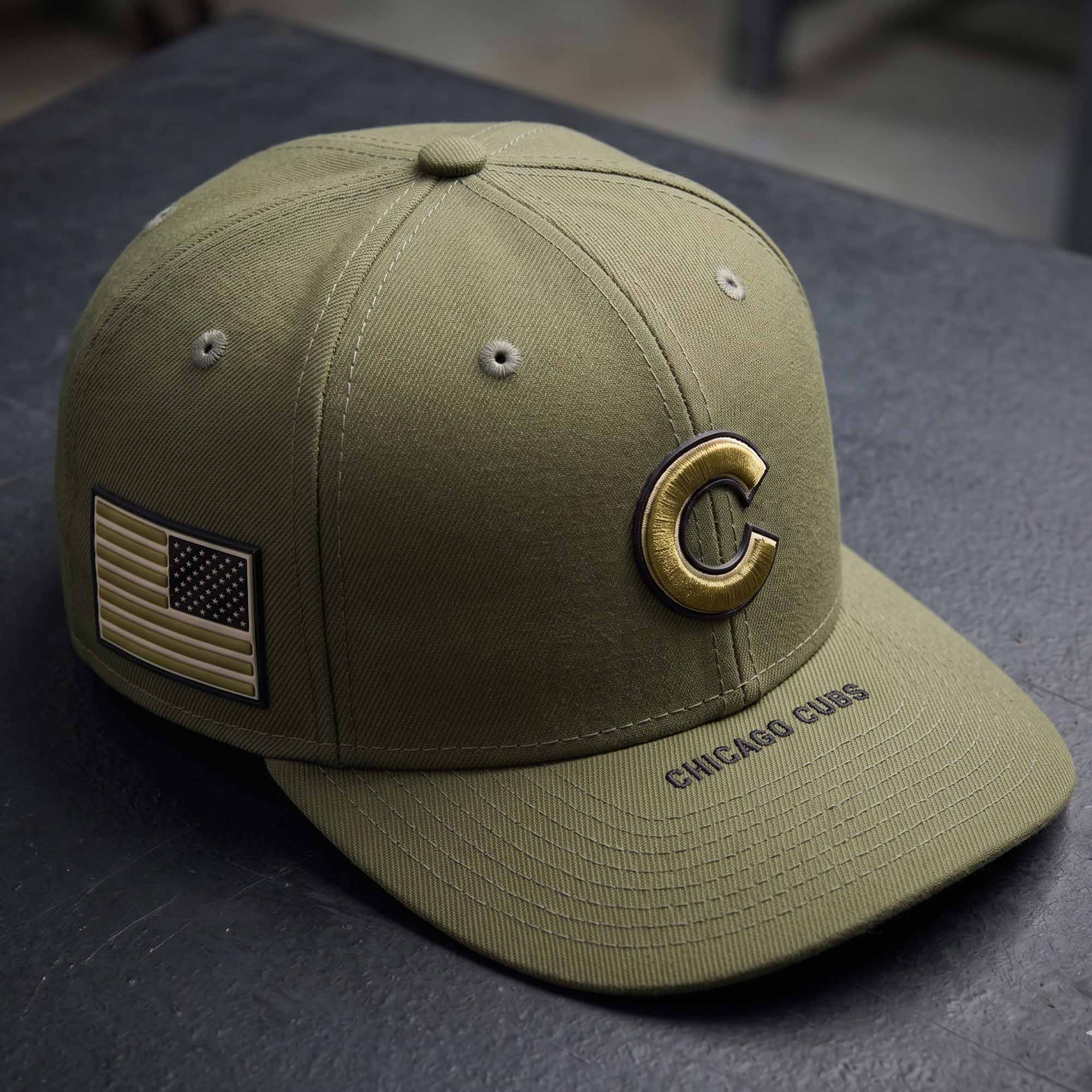 Cubs 2026 Armed Forces Day Fitted Hat