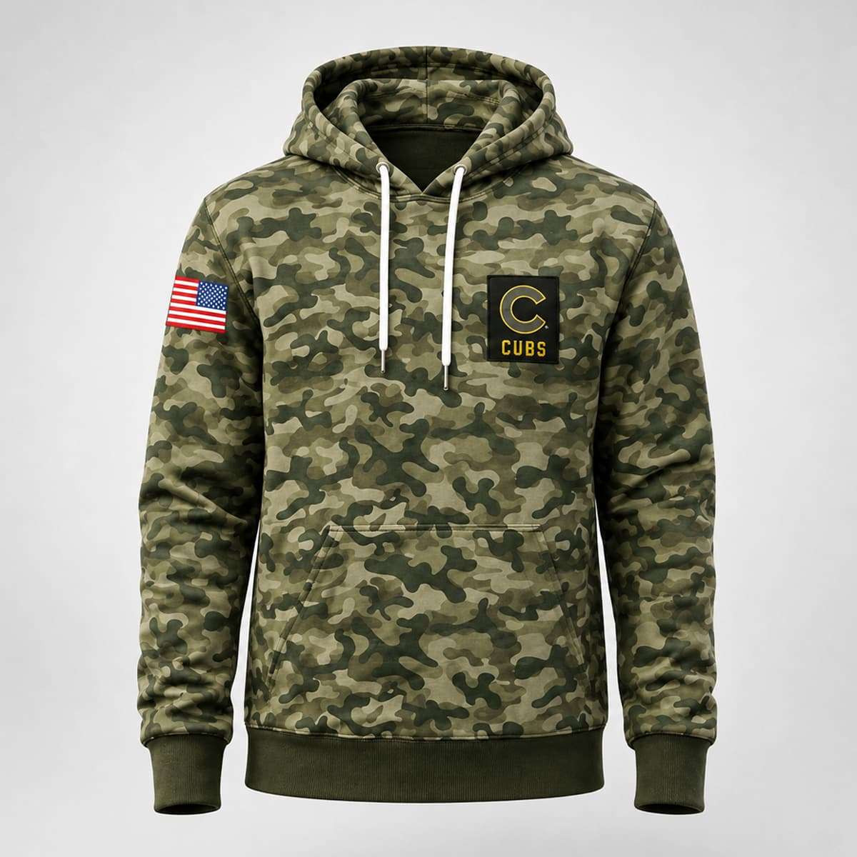 Cubs Armed Forces Appreciation Hoodie 2026 Chicago Cubs Merch Best Gifts For Baseball Fans