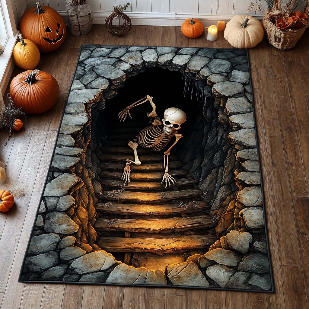Cursed Dungeon Area Rug Large Lounge Rug Halloween Presents