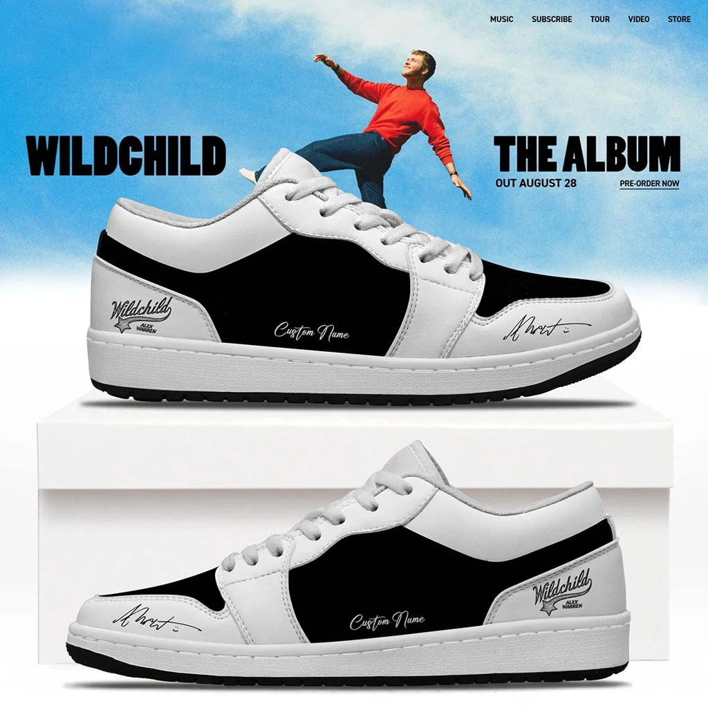 Custom Alex Warren 2026 Little Orphan Alex Sneakers Alex Warren Merch Fans Gift Ideas